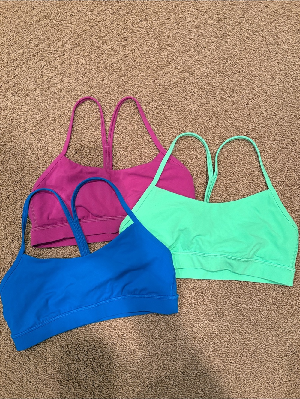 Lululemon Flow-Y bras